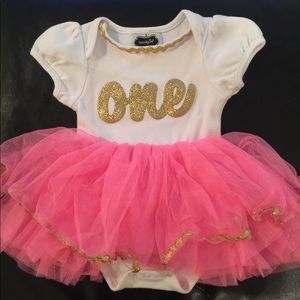 1st Birthday onesie tutu